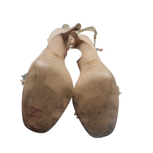 STEVE MADDEN Nuna Spikey Stiletto Heels nude Rainbow 10 - Picture 5 of 7